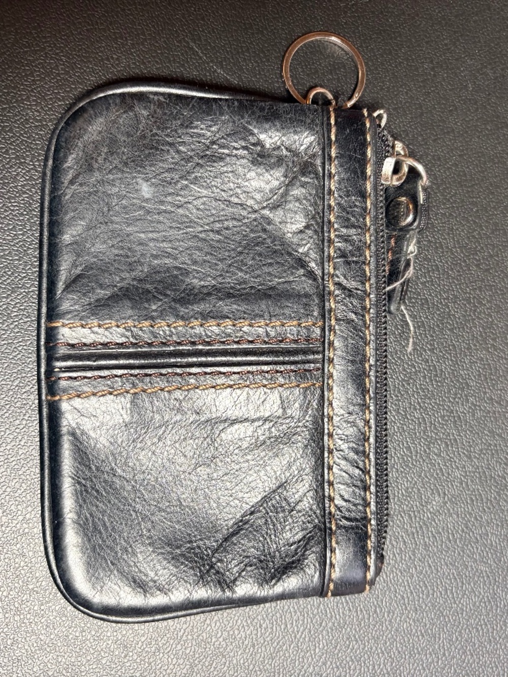 Fossil zip coin purse, vintage